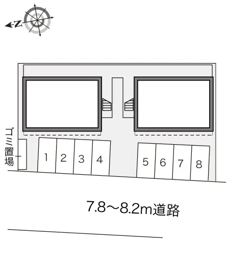 ★手数料０円★春日市白水ケ丘３丁目 月極駐車場